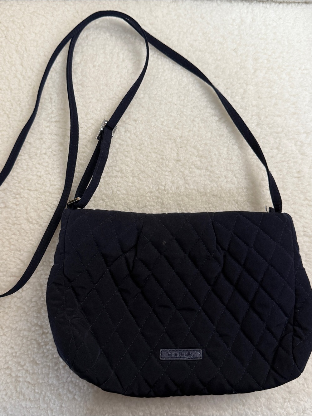Vera Bradley Quilted Crossbody Bag in Navy